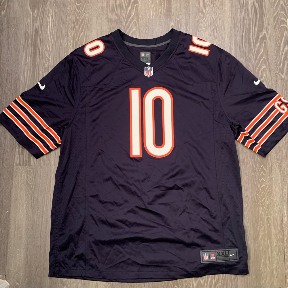 Chicago Bears #10 Mitch Trubisky Nike On Field NFL Jersey Men’s Size XXL